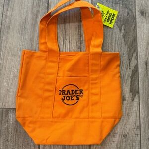 Trader Joe's Orange Tote Bag